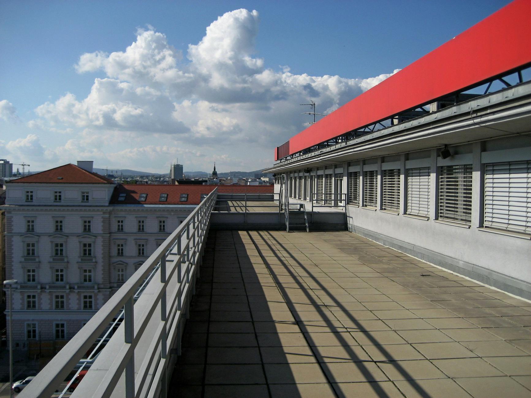 Dachterrasse mit Wienblick